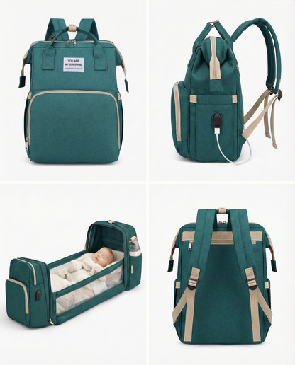 HugLife™ SafeNest 3 en 1 (Cuna y Cambiador Portátil)