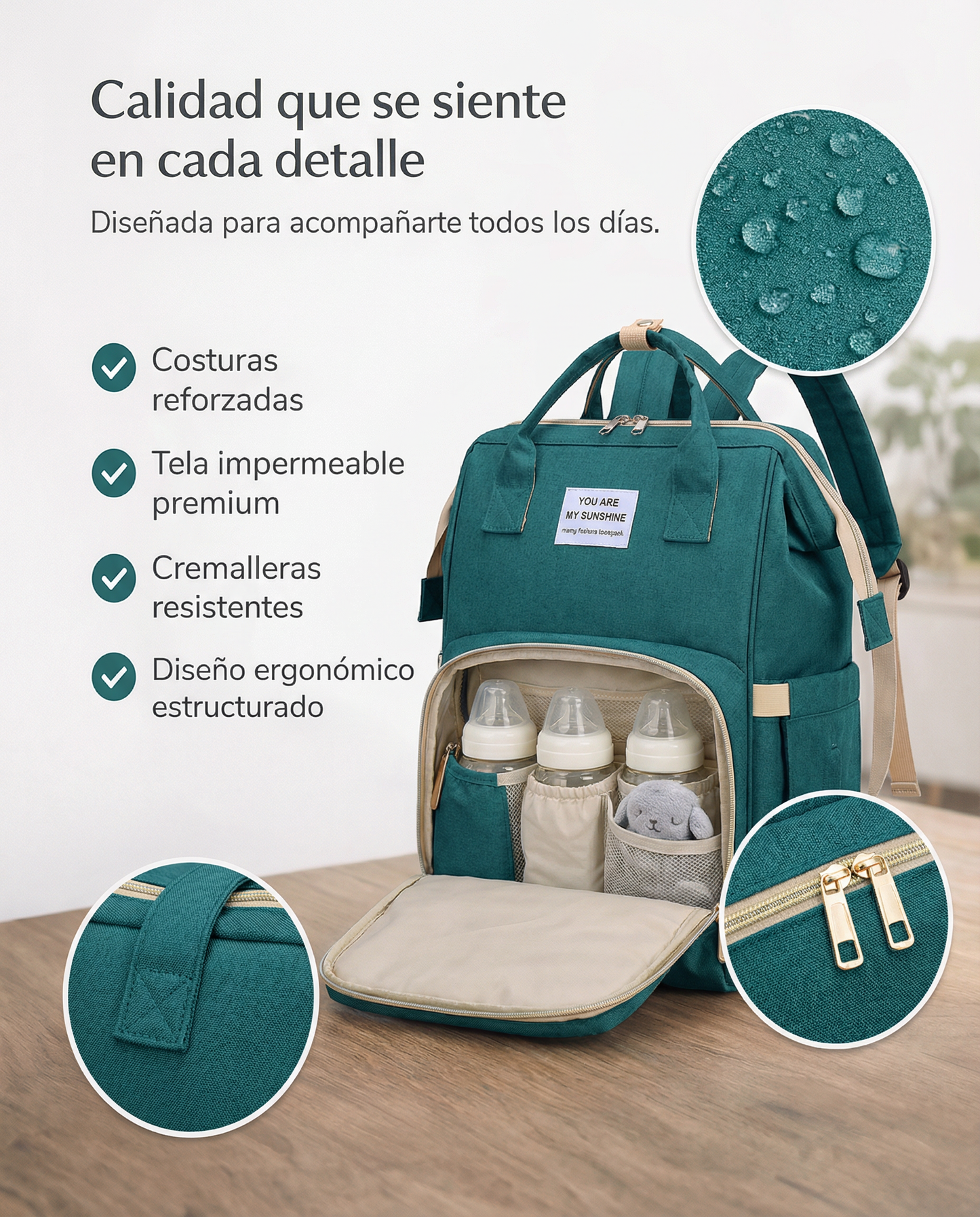 HugLife™ SafeNest 3 en 1 (Cuna y Cambiador Portátil)
